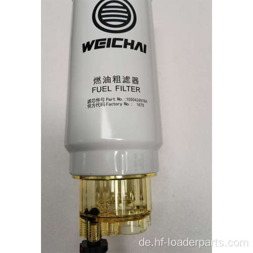 Weichai Motor Kraftstofffilter 1000424916a 1003697990a